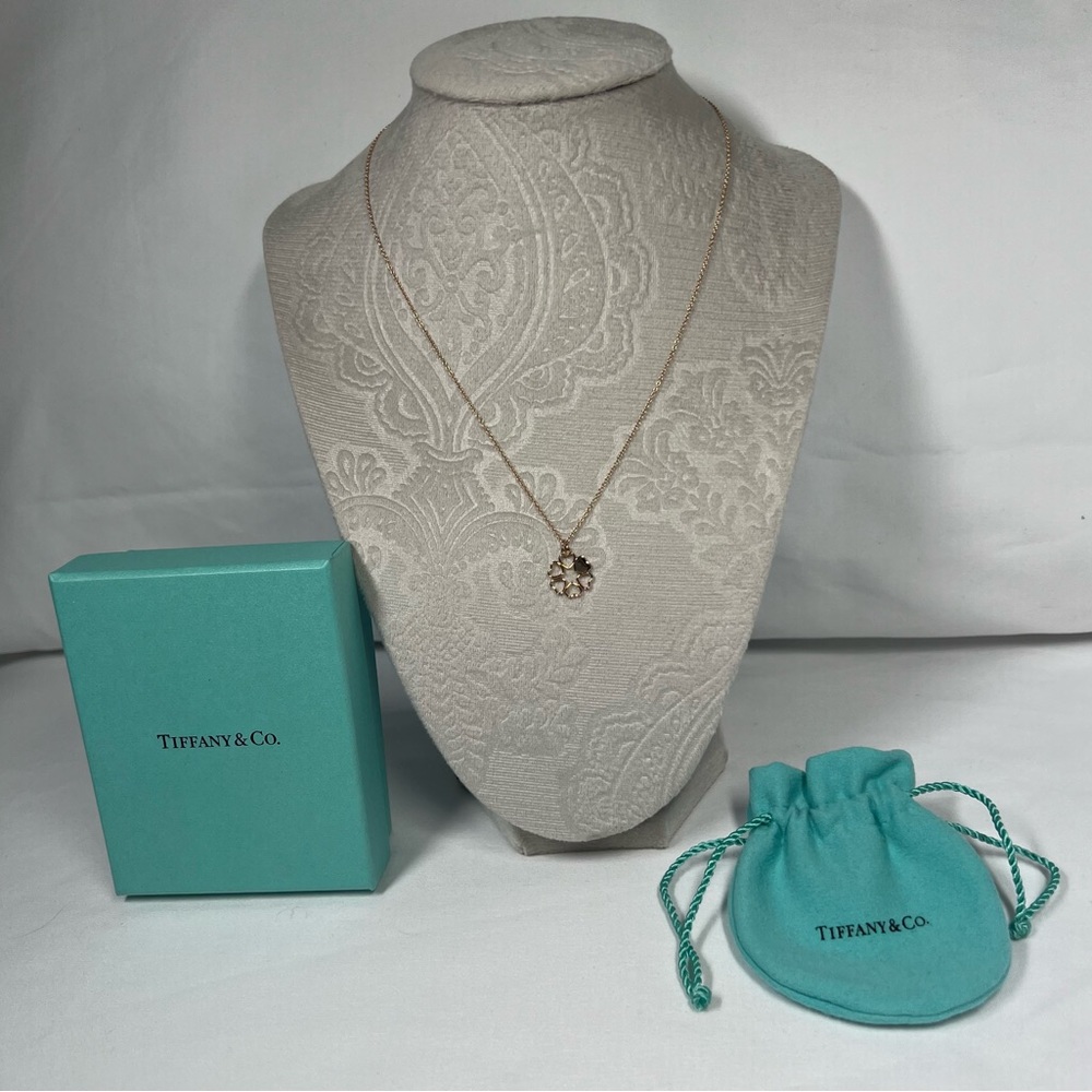 Authentic Tiffany 18k Rose Gold necklace
